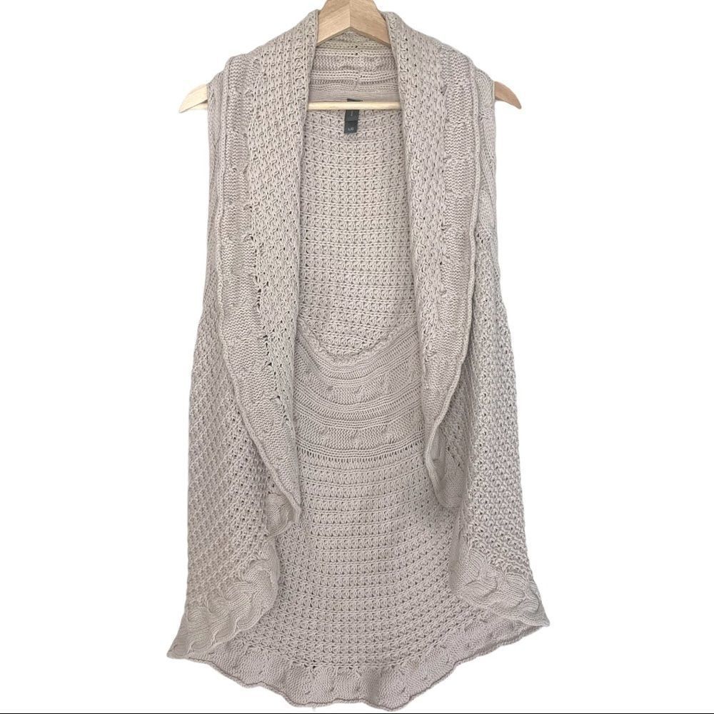 Denver Hayes Chunky Knit Crochet Vest